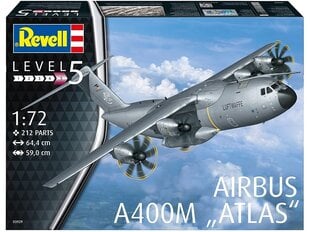 Revell - Airbus A400M "Atlas", 1/72, 03929 hind ja info | Klotsid ja konstruktorid | kaup24.ee