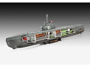 Конструктор Revell - Deutsches U-Boot/German Submarine Type XXI with interior, 1/144, 05078 цена и информация | Конструкторы и кубики | kaup24.ee