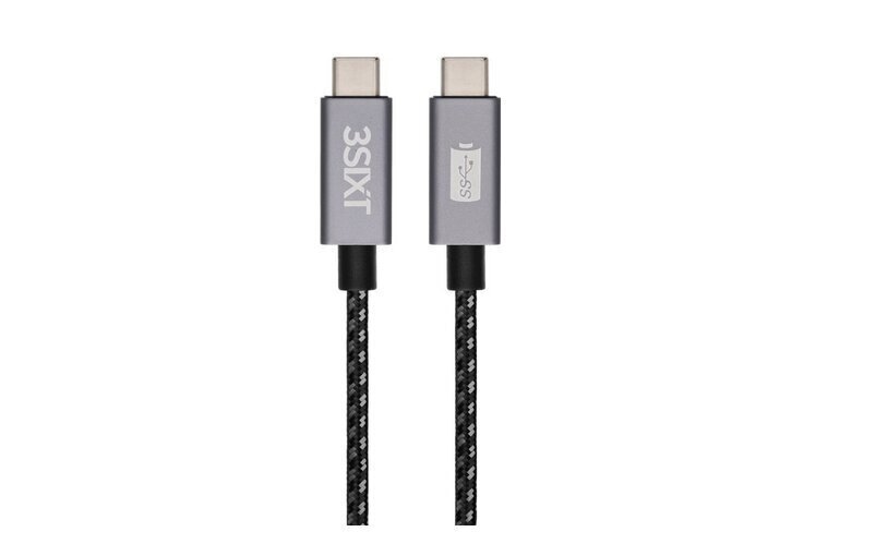 Toitekaabel 3SIXT USB-C, 1m hind ja info | Mobiiltelefonide kaablid | kaup24.ee