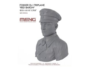 Meng Model - Limited Edition Fokker Dr.I Triplane "Red Baron" includes 1:10 bust of Manfred von Richthofen, 1/32, QS-002S цена и информация | Конструкторы и кубики | kaup24.ee