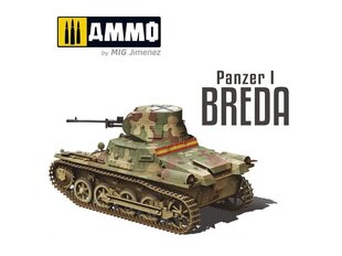 Сборная пластиковая модель AMMO MIG - Panzer I Breda Guerra Civil Espanola 1936-1939, 1/35, 8506 цена и информация | Конструкторы и кубики | kaup24.ee