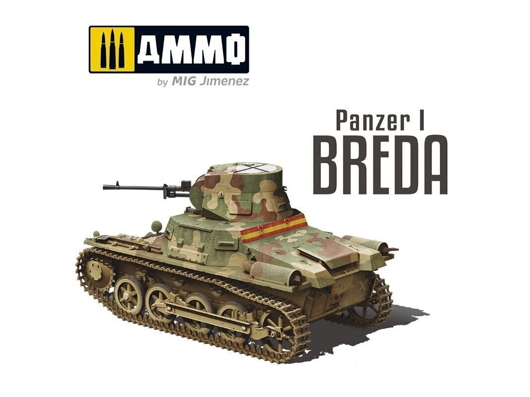 AMMO MIG - Panzer I Breda Guerra Civil Espanola 1936-1939, 1/35, 8506 hind ja info | Klotsid ja konstruktorid | kaup24.ee