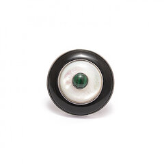 Серебряное кольцо SGMR2031BLAG/WMOP/M цена и информация | Кольцо | kaup24.ee