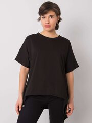 черная футболка с принтом ibbie rue paris цена и информация | Футболка женская | kaup24.ee