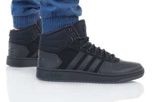 Мужские кеды Adidas Hoops 2.0 Mid Black цена и информация | Спортивная обувь, кроссовки для женщин | kaup24.ee