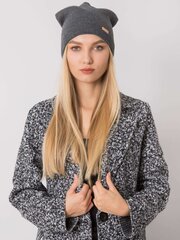 темно-серая шапка rue paris цена и информация | Женские шапки | kaup24.ee