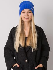темно-синяя вязаная шапка rue paris цена и информация | Женские шапки | kaup24.ee