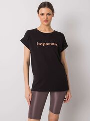 для фитнеса черная футболка layla цена и информация | Женские футболки | kaup24.ee