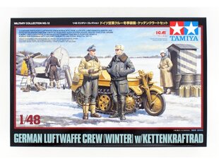 Tamiya - German Luftwaffe Crew w/ Kettenkraftrad, 1/48, 32412 цена и информация | Конструкторы и кубики | kaup24.ee