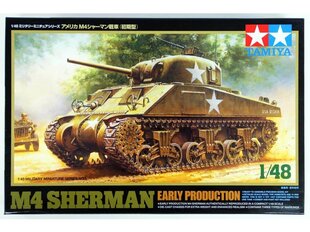 Tamiya - M4 Sherman Early Production, 1/48, 32505 hind ja info | Klotsid ja konstruktorid | kaup24.ee