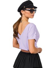 бело-фиолетовая футболка gina rue paris цена и информация | Женские блузки, рубашки | kaup24.ee