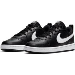 Детские кроссовки Nike Court Borough Low 2 BQ5448 002/6, черные цена и информация | Детская спортивная обувь | kaup24.ee