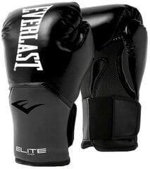 Боксерские тренировочные перчатки Everlast Pro Style Elite, черные цена и информация | Боевые искусства | kaup24.ee