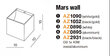 Seinalamp Azzardo Mars Silver цена и информация | Seinavalgustid | kaup24.ee