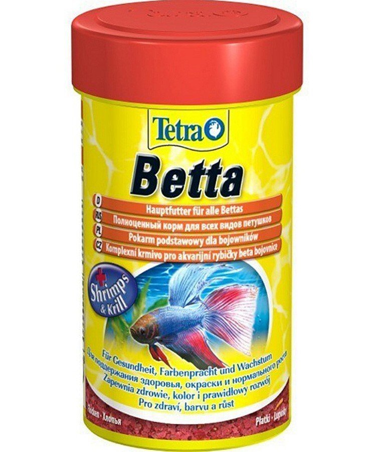 Toit kaladele Tetra betta, 100 ml цена и информация | Toit kaladele | kaup24.ee