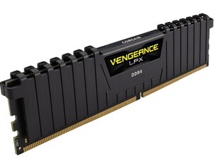 Operatiivmälu CORSAIR 4GB DDR4 2400MHz Dimm CMK4GX4M1A2400C16 hind ja info | Operatiivmälu (RAM) | kaup24.ee