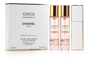 Parfüümvesi Chanel Coco Mademoiselle EDP naistele 3 x 20 ml hind ja info | Naiste parfüümid | kaup24.ee
