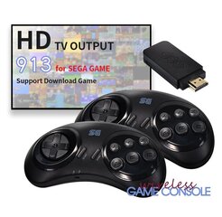 Беспроводная классическая телевизионная игровая консоль HappyJoe Y2 SG 900 Games + Download цена и информация | Игровые приставки | kaup24.ee