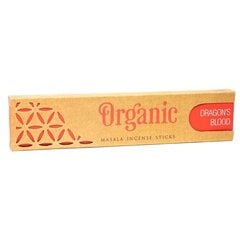 Благовония Organic Goodness Dragon's Blood, 15 г цена и информация | Домашние ароматы с палочками | kaup24.ee