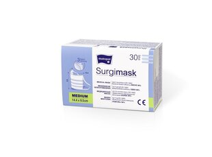 Ühekordsed meditsiinilised maskid lastele, sinine, 30 tk цена и информация | Аптечки | kaup24.ee