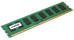 Operatiivmälu Crucial 4GB 1600MHz DDR3 CL11 CT51264BD160BJ hind ja info | Operatiivmälu (RAM) | kaup24.ee