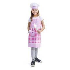 Детский набор Шеф повар, розовый 10682 цена и информация | MUST Металлическая бутылочка с Ярким рисунком (без BPA) (500ml) для мальчиков от 3+ лет Серая с Машинкой | kaup24.ee