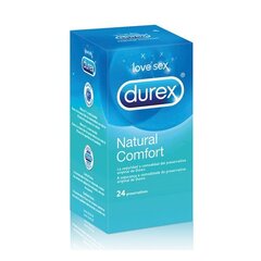 Презервативы Durex Natural Plus, 24 шт. цена и информация | Презервативы | kaup24.ee