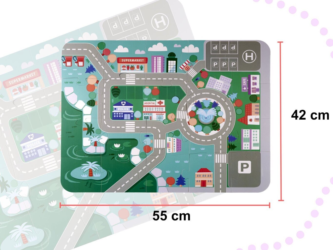 Puitklotside mäng - linn hind ja info | Klotsid ja konstruktorid | kaup24.ee