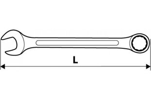 Lehtsilmusnarre 13 mm CrV цена и информация | Механические инструменты | kaup24.ee