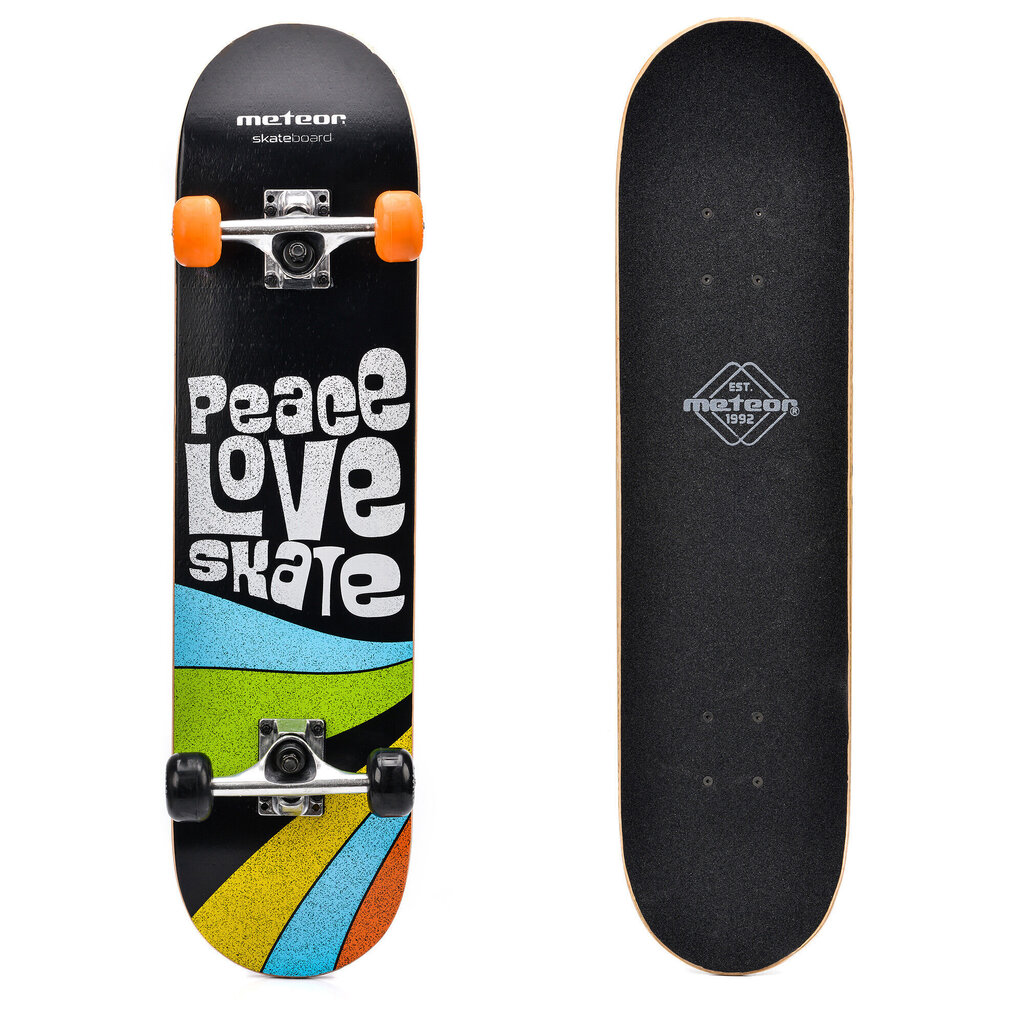 Rula Meteor Peace 76 cm, must hind ja info | Rulad | kaup24.ee