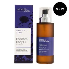 Sära andev kehaõli Urban Veda Radiance, 100 ml hind ja info | Kehakreemid, kehaspreid | kaup24.ee