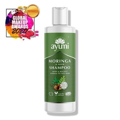 Šampoon kohevuse suurendamiseks Ayumi Moringa Neem, 250 ml hind ja info | Šampoonid | kaup24.ee