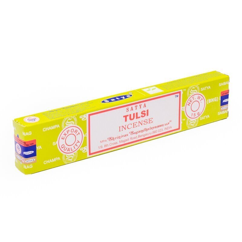 Viirukipulgad Satya Tulsi, 15 g hind ja info | Kodulõhnastajad | kaup24.ee