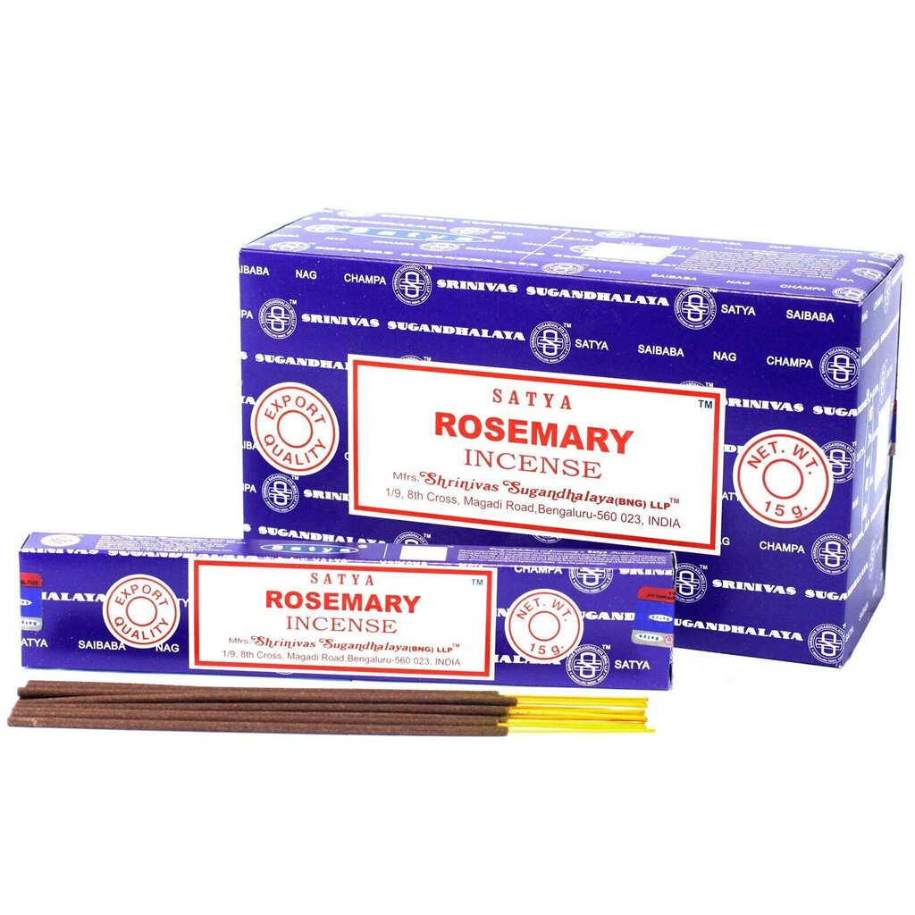 Viirukipulgad Satya Rosemary, 15 g hind ja info | Kodulõhnastajad | kaup24.ee