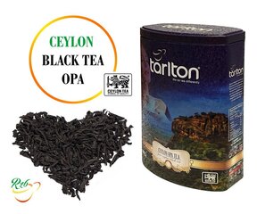 Tseiloni must suur leht tee OPA, Tarlton, 250g цена и информация | Чай | kaup24.ee