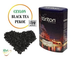 Tseiloni must tee Pekoe, Tarlton, 250g цена и информация | Чай | kaup24.ee