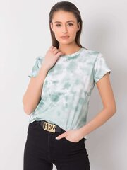 Специальная женская футболка с проймами и обработанным вырезом, зеленая цена и информация | Женские футболки | kaup24.ee