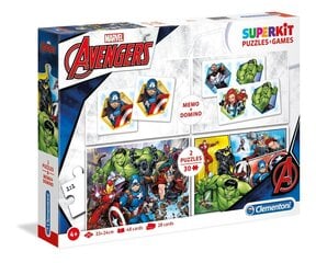 Clementoni supercolor пазл + домино The Avengers 2х30 шт цена и информация | Пазлы | kaup24.ee