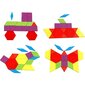 Puidust pusle Pattern Blocks 130 detaili hind ja info | Pusled | kaup24.ee