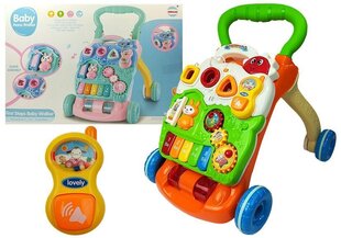 Käimistugi beebile Baby Piano Walker miniklaveriga, mitmevärviline цена и информация | Игрушки для малышей | kaup24.ee