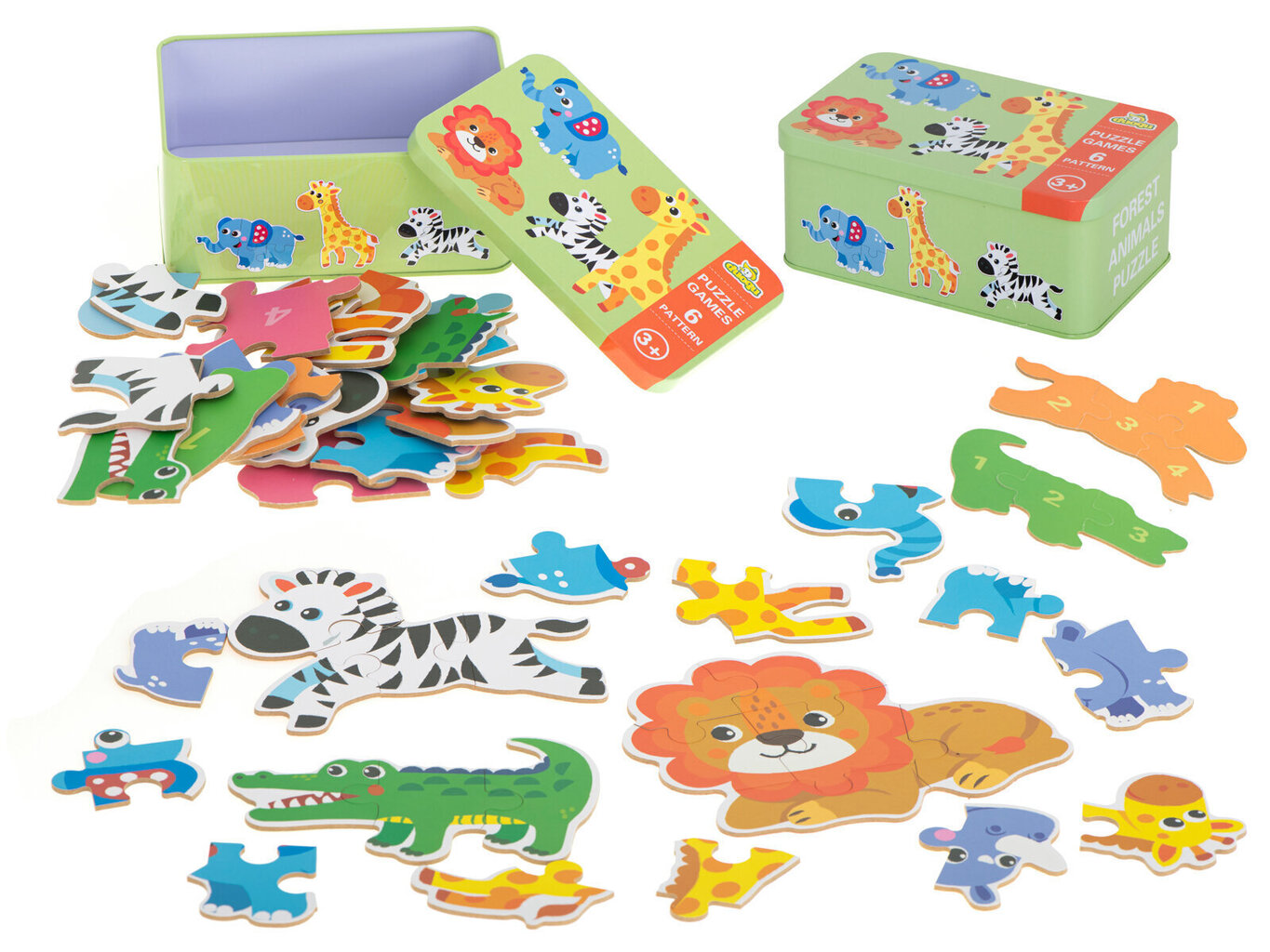 Pusle metallkarbis, safari 25tk hind ja info | Imikute mänguasjad | kaup24.ee