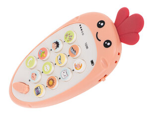 Тренировочный телефон, со звуками, с 18 месяцев, красный цена и информация | Игрушки для малышей | kaup24.ee