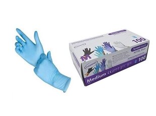 Перчатки нитриловые одноразовые TopGlove Screen Touch Nitrile Blue, 100шт. цена и информация | Рабочие перчатки | kaup24.ee