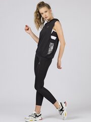 Женский спортивный свитшот Tommy Life, черный цена и информация | Спортивная одежда для женщин | kaup24.ee