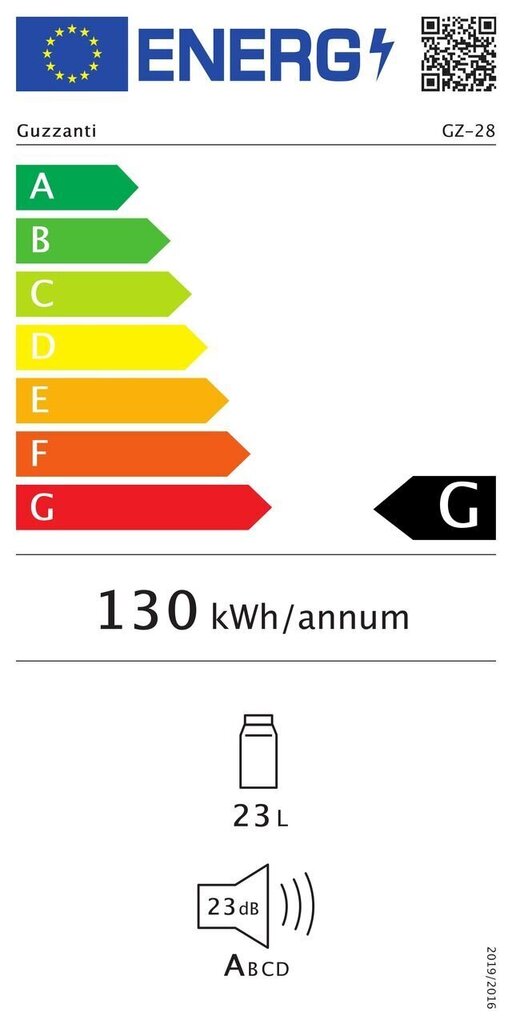 Guzzanti GZ28 hind ja info | Külmkapid | kaup24.ee