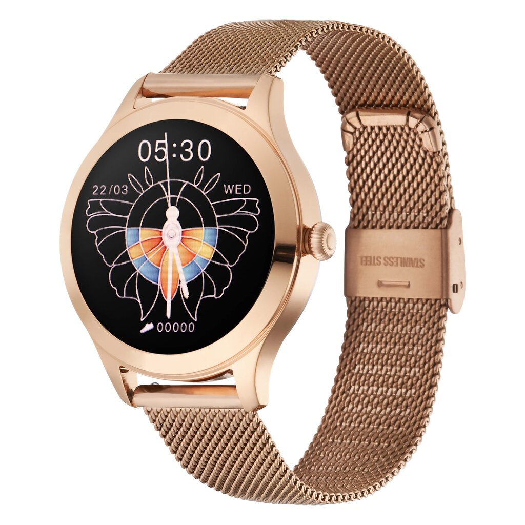 Garett Women Naomi Pro Gold Steel hind ja info | Nutikellad (smartwatch) | kaup24.ee