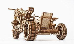 Külgkorviga mootorratas UGR-10 UGEARS цена и информация | Конструкторы и кубики | kaup24.ee