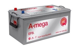 Aku A-Mega EFB SHD 240Ah 1400 A 12 V цена и информация | Аккумуляторы | kaup24.ee