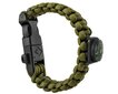 Paracord käepael Army Green 5in1 Tool Survival Outdoor Aktiivne, kerge, veekindel цена и информация | Nutikellade ja nutivõrude tarvikud | kaup24.ee