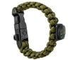 Paracord käepael Army Green 5in1 Tool Survival Outdoor Aktiivne, kerge, veekindel hind ja info | Nutikellade ja nutivõrude tarvikud | kaup24.ee